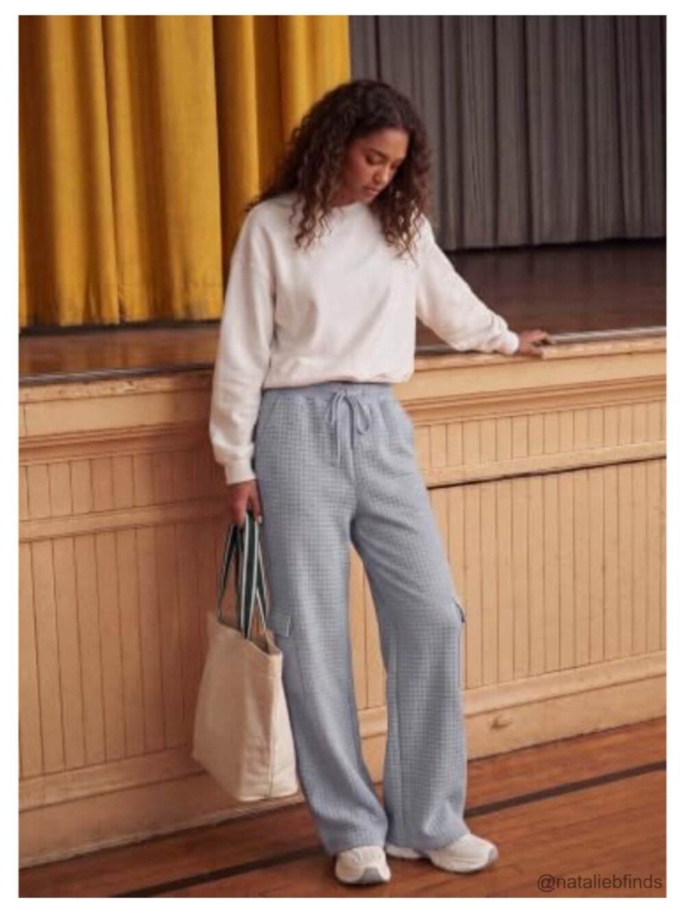 Wide Leg Cargo Sweatpants with Pockets High Rise Women's Casual Lounge - Picture 5 of 6